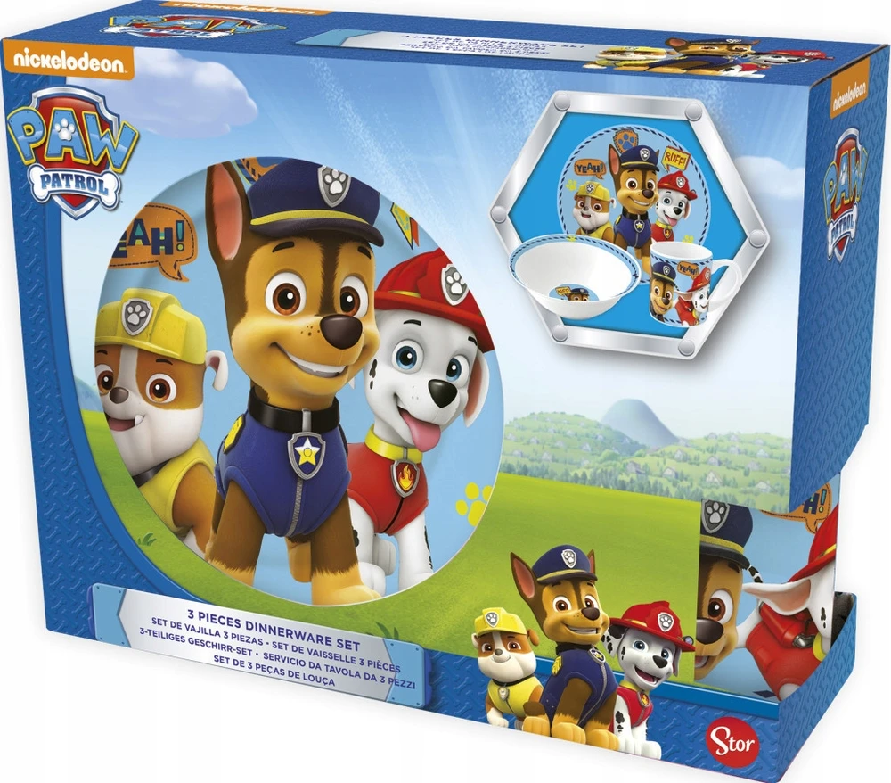 Stor Paw Patrol Boy Icons porcelianiniai indai dekoratyvinėje dėžutėje