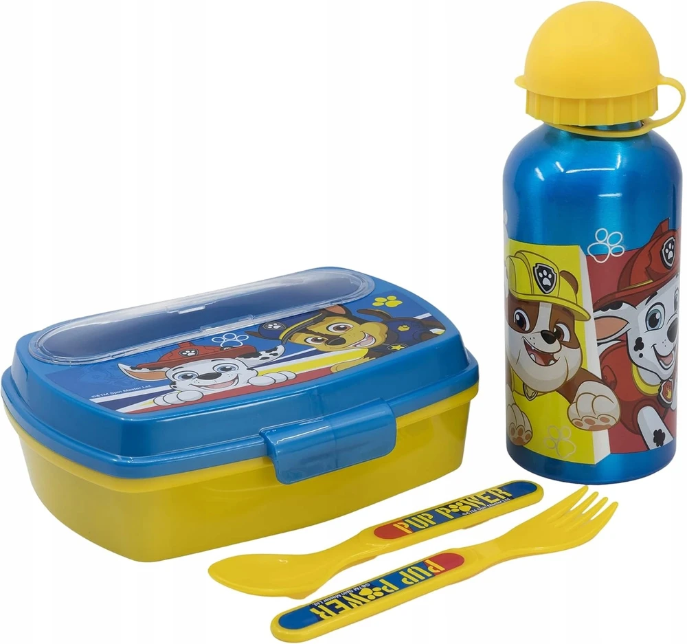 Stor Paw Patrol pietų rinkinys su buteliuku ir įrankiais