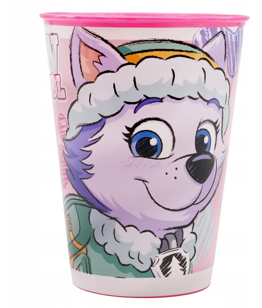 Stor Paw Patrol plastikinis puodelis 260 ml rožinis SKYE BIRTHDAY BALL 1 vnt