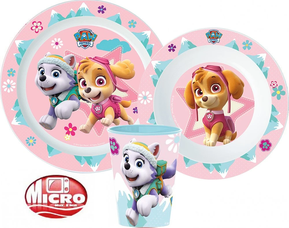 Stor Paw Patrol pusryčių rinkinys iš Skye patiekalų