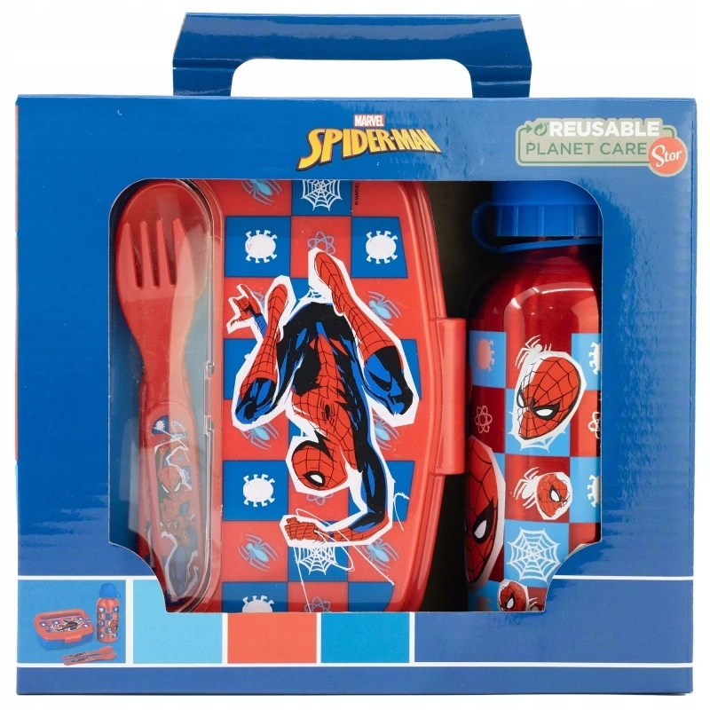 Stor Pikniko rinkinys Spiderman Midnight Flyer, 400 ml, įvairių spalvų