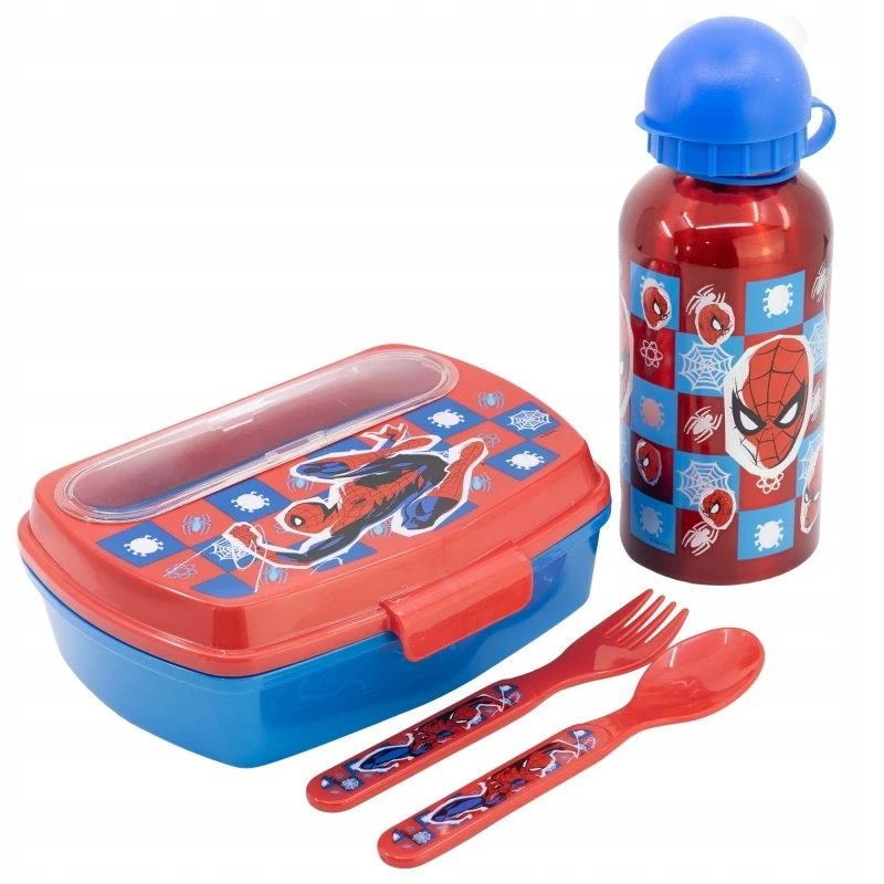 Stor Pikniko rinkinys Spiderman Midnight Flyer, 400 ml, įvairių spalvų
