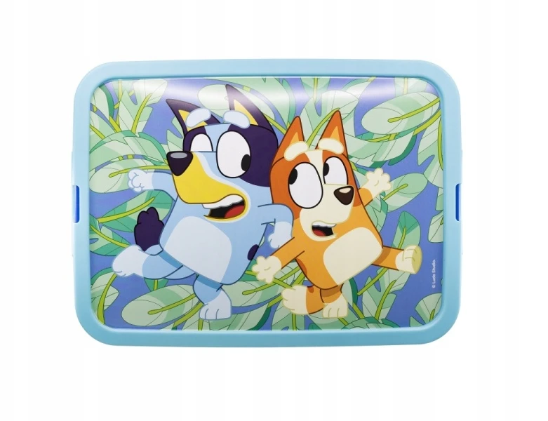 Stor Plastikowe pudełko do przechowywania Bluey - klikacie veko, 13 l, 03665