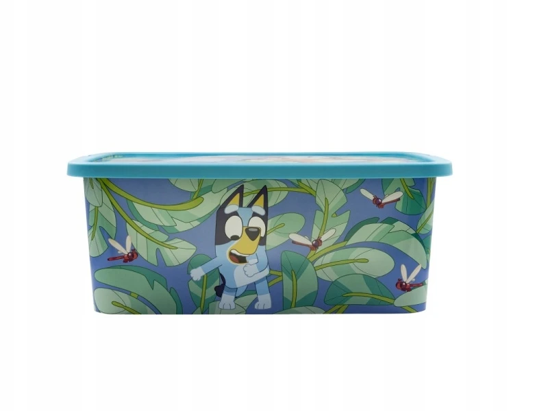 Stor Plastikowe pudełko do przechowywania Bluey - klikacie veko, 13 l, 03665