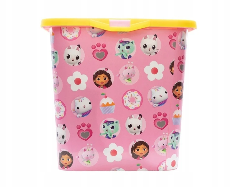 Stor Plastový úložný box Gabby's Dollhouse - víko na zacvaknutí, 23 l, 02456
