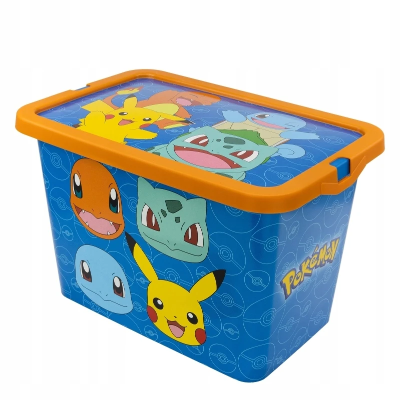 Stor Pojemnik na zabawki do przechowywania su dangteliu Pudełko Pokemony 7 litrów