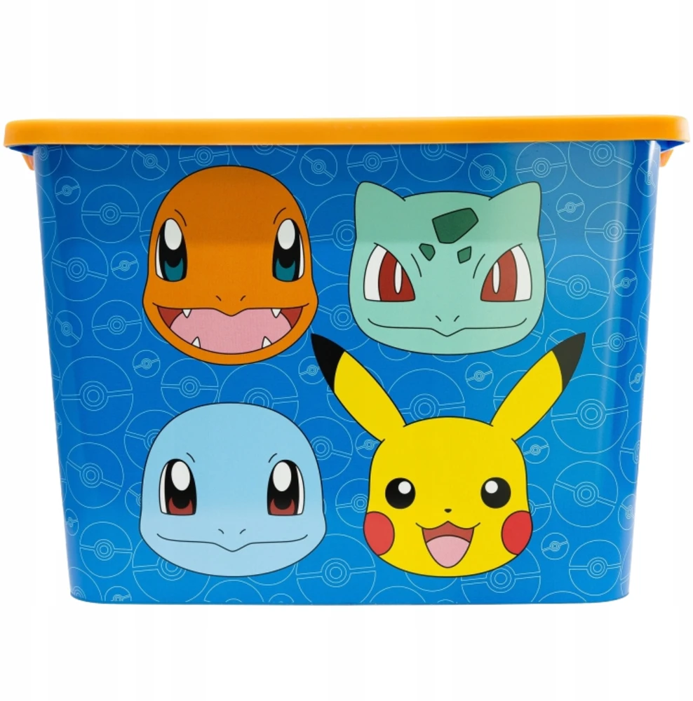 Stor Pojemnik na Žaislai Organizer Skrzynia Pudełko su Przykrywką Pokemon 23 L