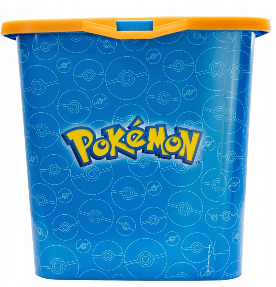 Stor Pojemnik na Žaislai Organizer Skrzynia Pudełko su Przykrywką Pokemon 23 L