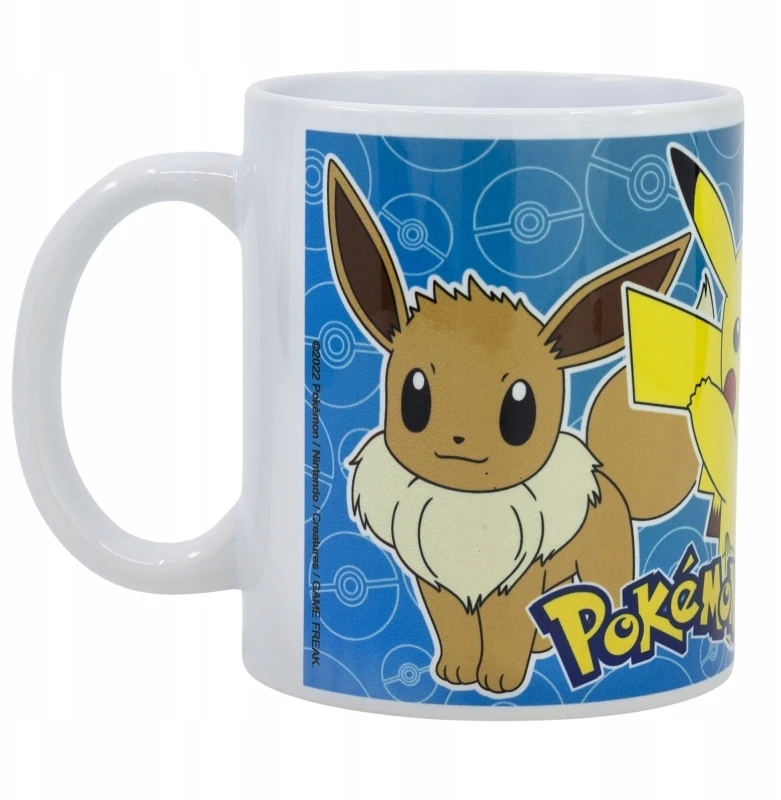 Stor POKEMON PIKACHU keraminis puodelis su rankena 325ml