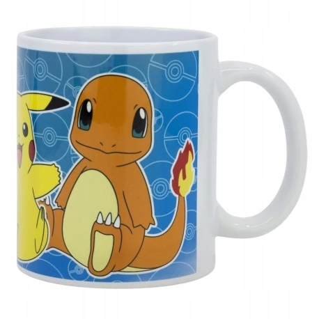 Stor POKEMON PIKACHU keraminis puodelis su rankena 325ml