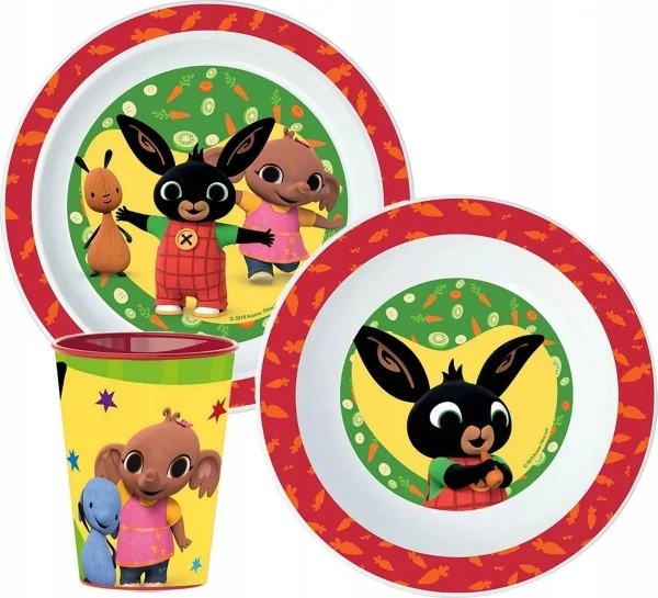 Stor RABBIT BING SULA mikrobangų pusryčių rinkinys