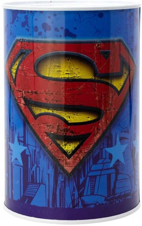 INNA METALINĖ TAUPYKLĖ SUPERMAN 10x15CM 448357