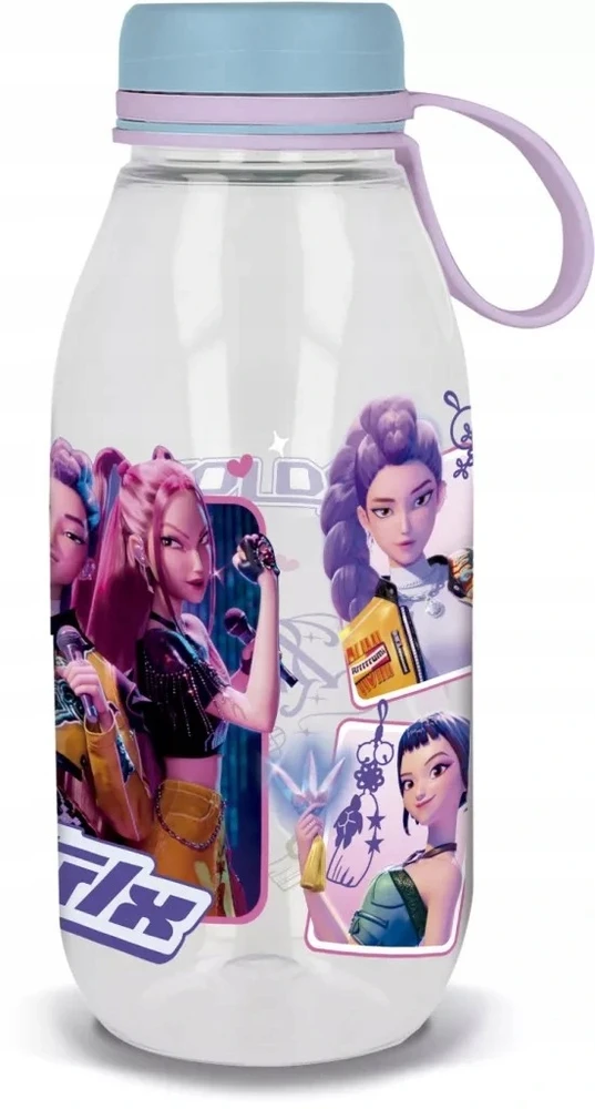 K-pop Demon Hunters Stor Sl K pop Demonų medžiotojos gertuvė su užsukamu dangteliu 460 ml
