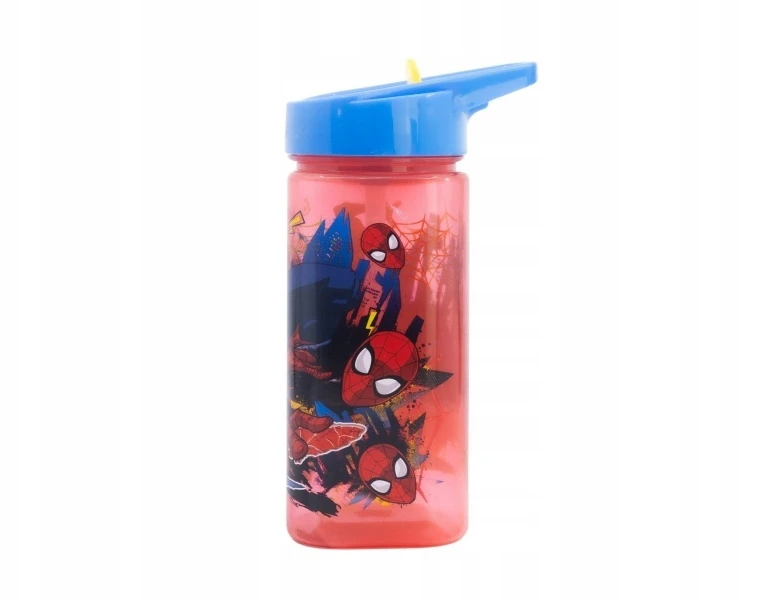 Stor Spiderman bidonas be Bpa, 510ml, su šiaudeliu