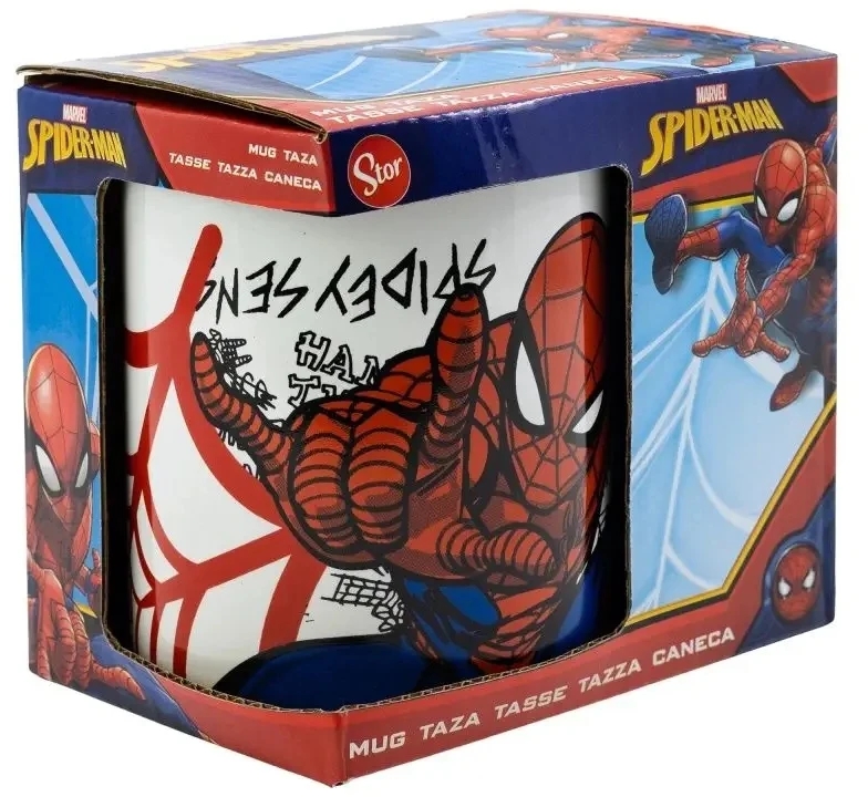Stor SPIDERMAN keraminis puodelis su rankena 325ml