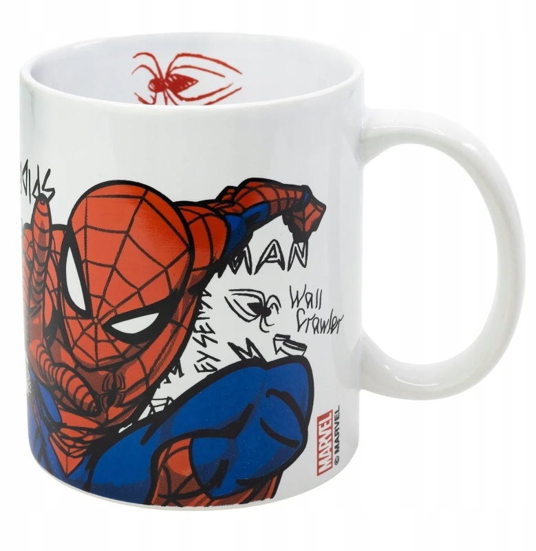 Stor SPIDERMAN keraminis puodelis su rankena 325ml