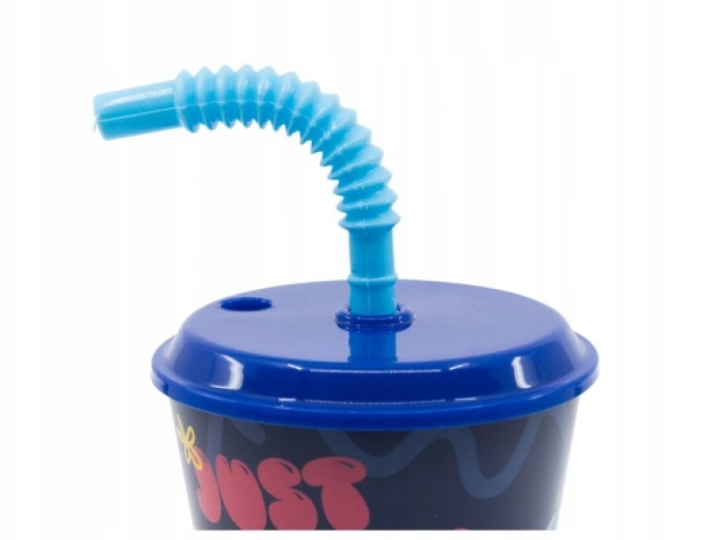 Stor Stitch puodelis su šiaudeliu 430 ml