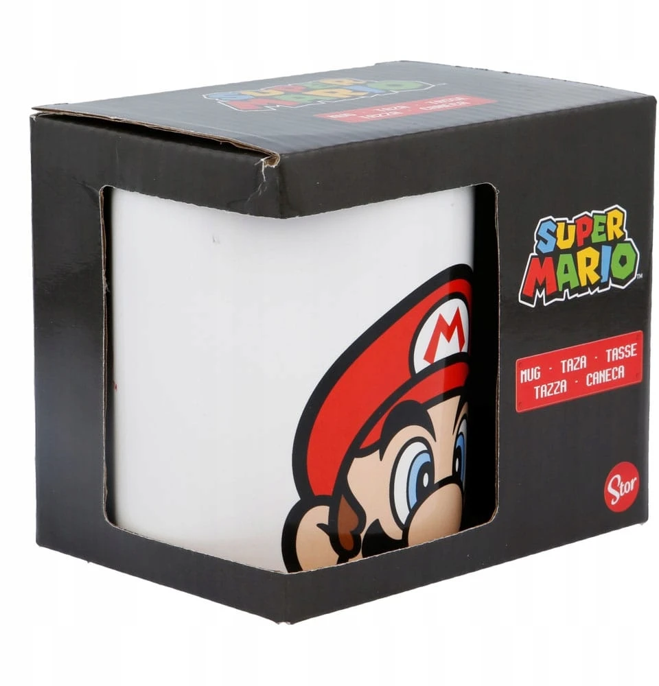 Stor SUPER MARIO NINTENDO KERAMINIS PUODYLIS DOVANŲ LICENCIJA 325ml