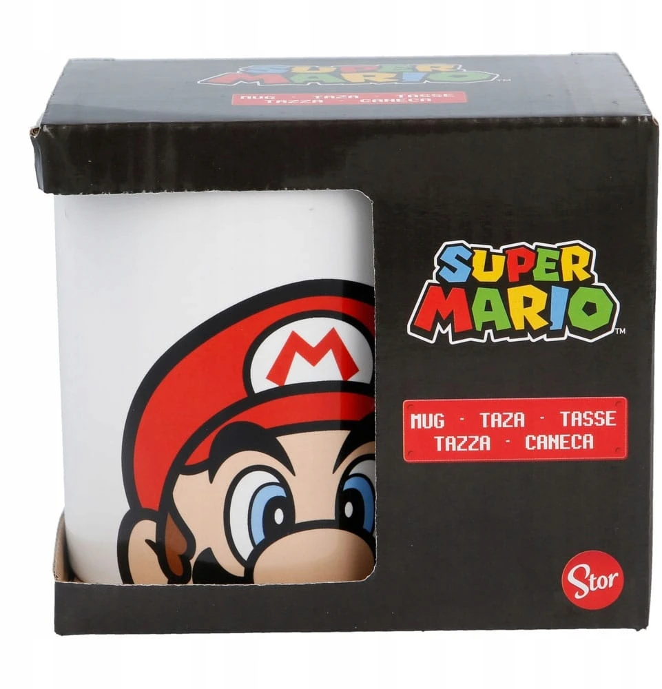 Stor SUPER MARIO NINTENDO KERAMINIS PUODYLIS DOVANŲ LICENCIJA 325ml