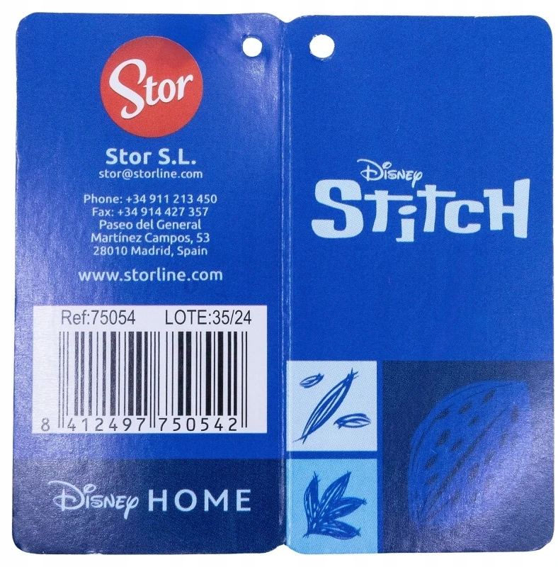 Disney Stitch - Drawstring Backpack/School Bag (30 x 25 cm)