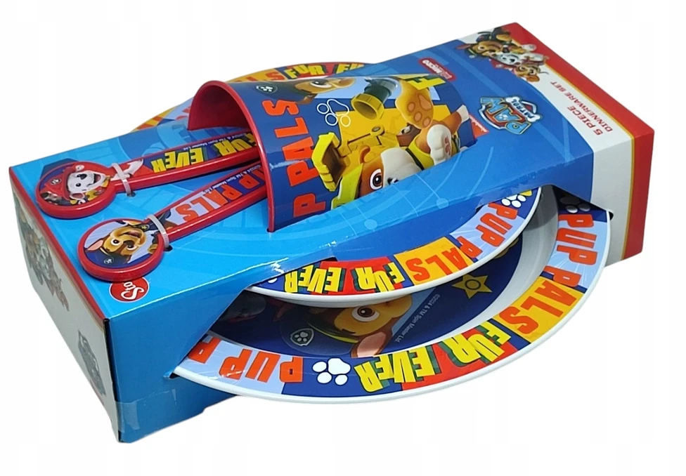 Stor Vaikiškas rinkinys Peliukas Mikis lėkštė, puodelis, dubuo, stalo įrankiai, Disney