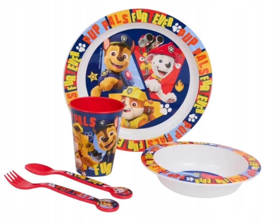 Stor Vaikiškas rinkinys Peliukas Mikis lėkštė, puodelis, dubuo, stalo įrankiai, Disney