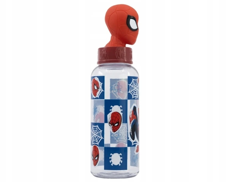 Stor - Vanduo Bottle w/3D Figurine 560 ml - Spider-Man (088808723-74859)