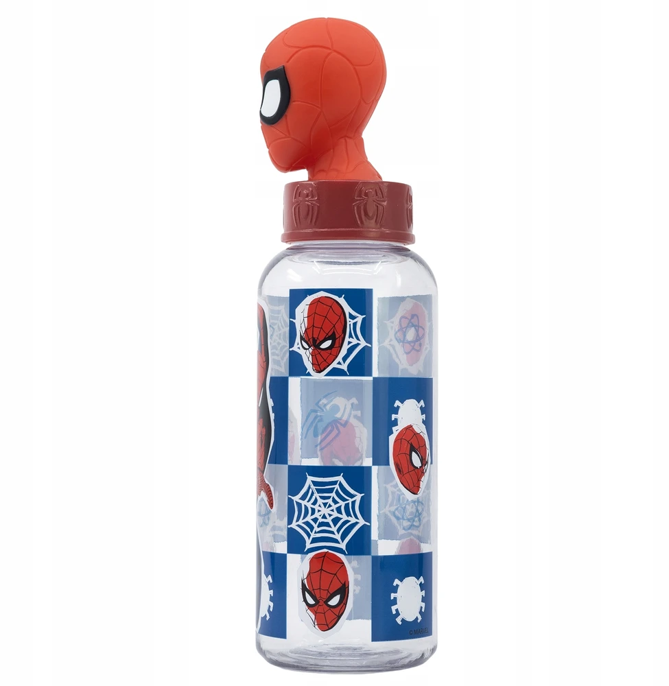 Stor - Vanduo Bottle w/3D Figurine 560 ml - Spider-Man (088808723-74859)