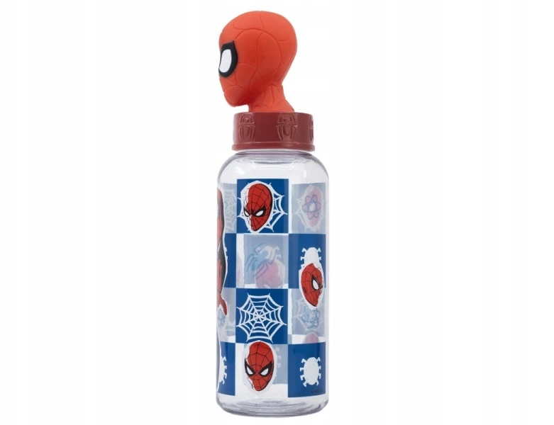 Stor - Vanduo Bottle w/3D Figurine 560 ml - Spider-Man (088808723-74859)