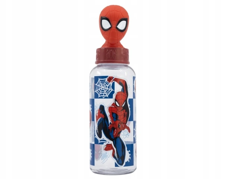 Stor - Vanduo Bottle w/3D Figurine 560 ml - Spider-Man (088808723-74859)