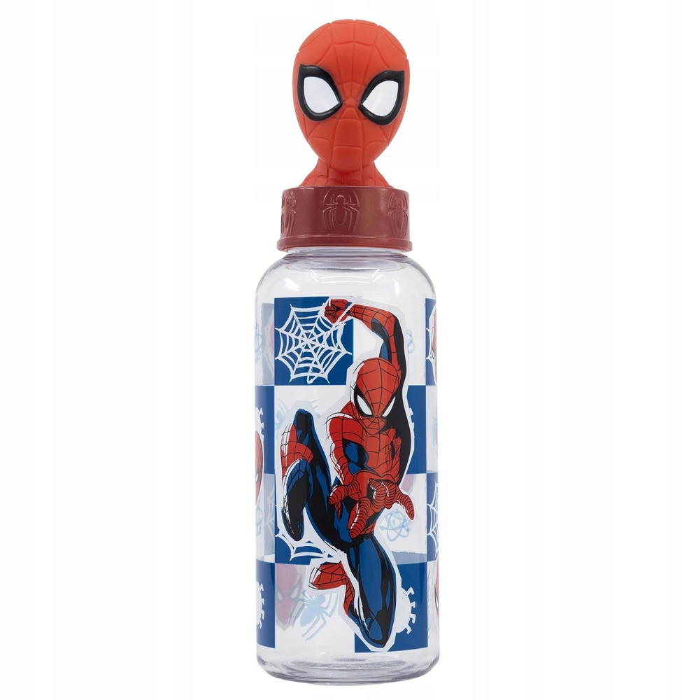 Stor - Vanduo Bottle w/3D Figurine 560 ml - Spider-Man (088808723-74859)