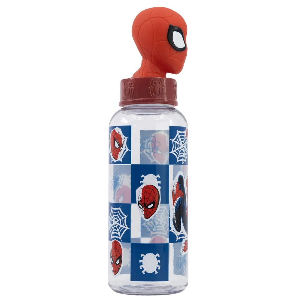 Stor - Vanduo Bottle w/3D Figurine 560 ml - Spider-Man (088808723-74859)