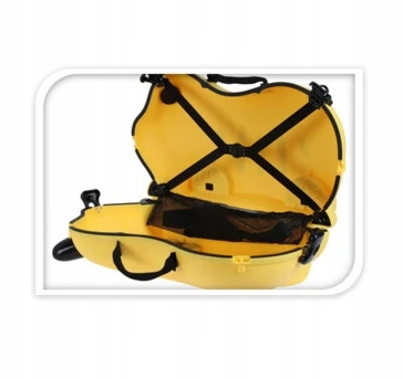 Kelioninis Storage Solutions PLASTIKINIS VAIKŲ LAGAMINAS 52X21X32CM GELTONAS