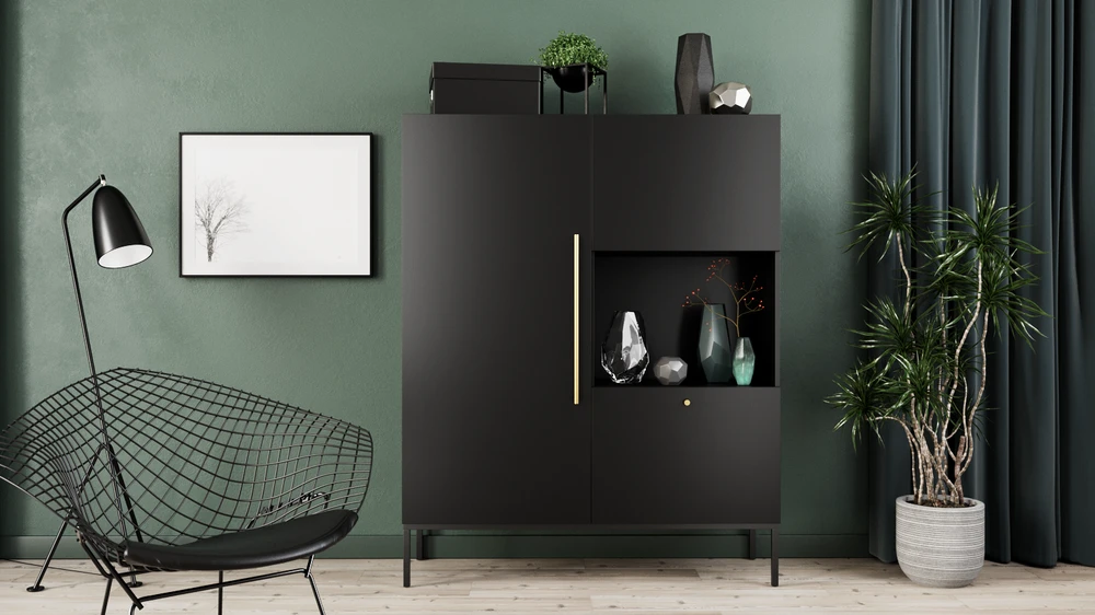Q-Connect Stovas 3-jų lentynėlių, metalinis