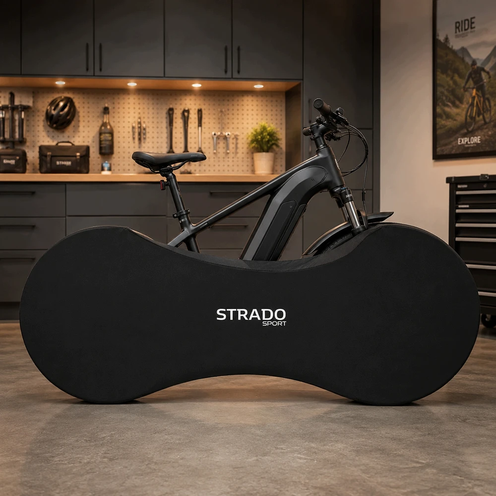 Strado Užtraukiamas transportavimo rato gaubtas Žvyrkelio MTB dviračiams, 26-29 colių