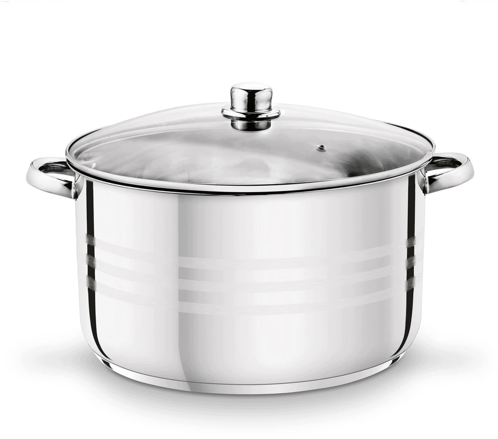 STRAIGHT POT II Plieninis INDUKCINIS Gastronominis dangtis DIDELIS Tadar 17L