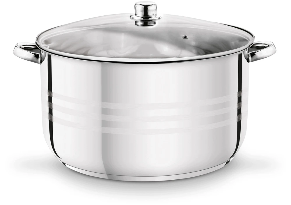 STRAIGHT POT II Plieninis indukcinis gastronominis dangtis DIDELIS Tadar 23,5 L