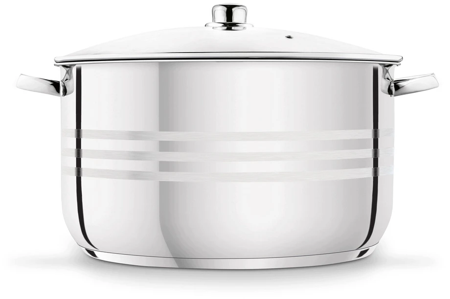 STRAIGHT POT II Plieninis indukcinis gastronominis dangtis DIDELIS Tadar 23,5 L