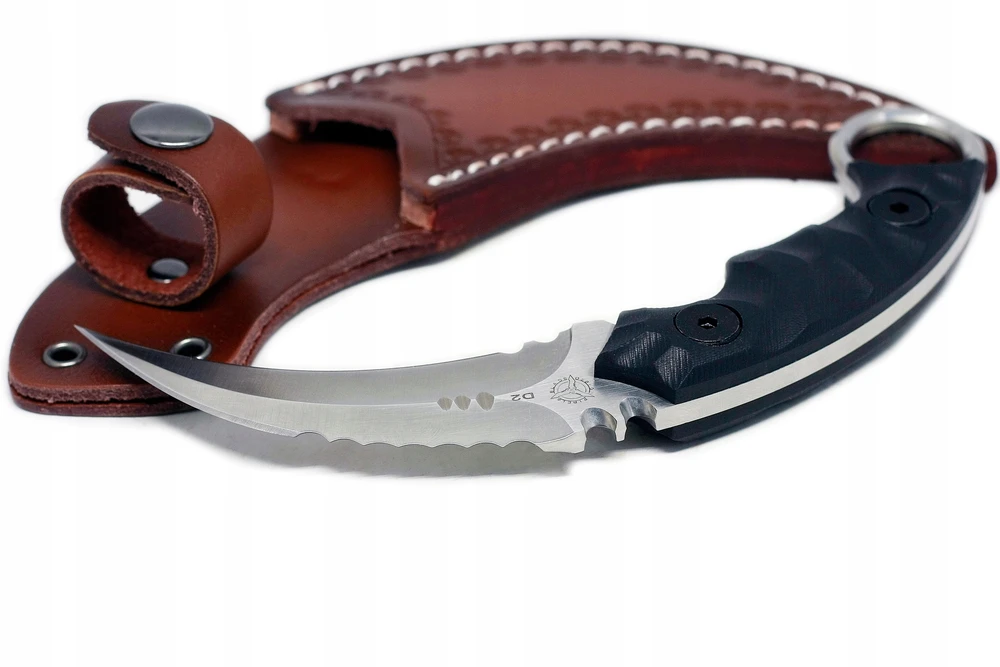 Strider Turistinis peilis Karambit D2, pilkas
