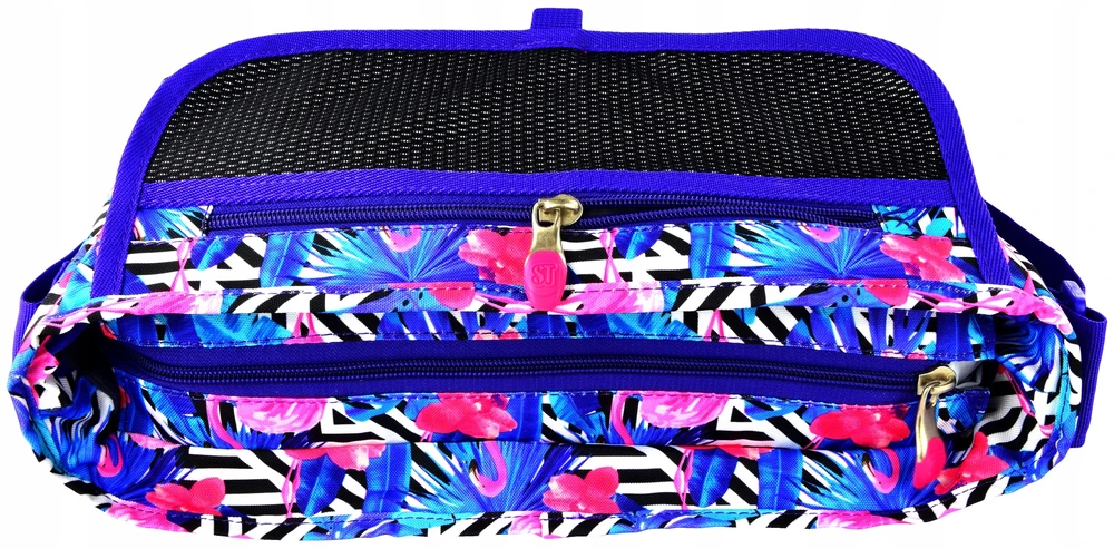 St.Right Krepšys ant peties St. Majewski FLAMINGO Rožinis Mėlynas MESSENGER BAG LISTONOSZKA