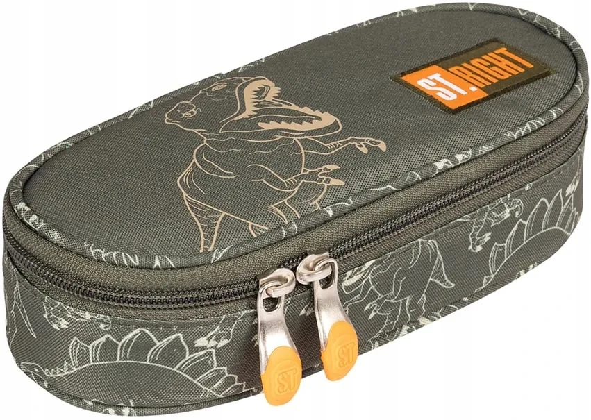 St.right T-rex Pc01 4039 mokyklinė dėklo su atvartu