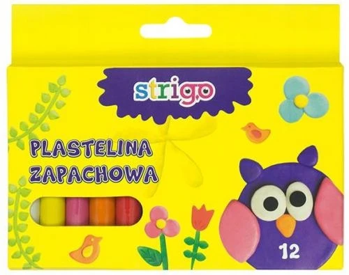 Strigo Kvapianti plastilino rinkinys 12 spalvų