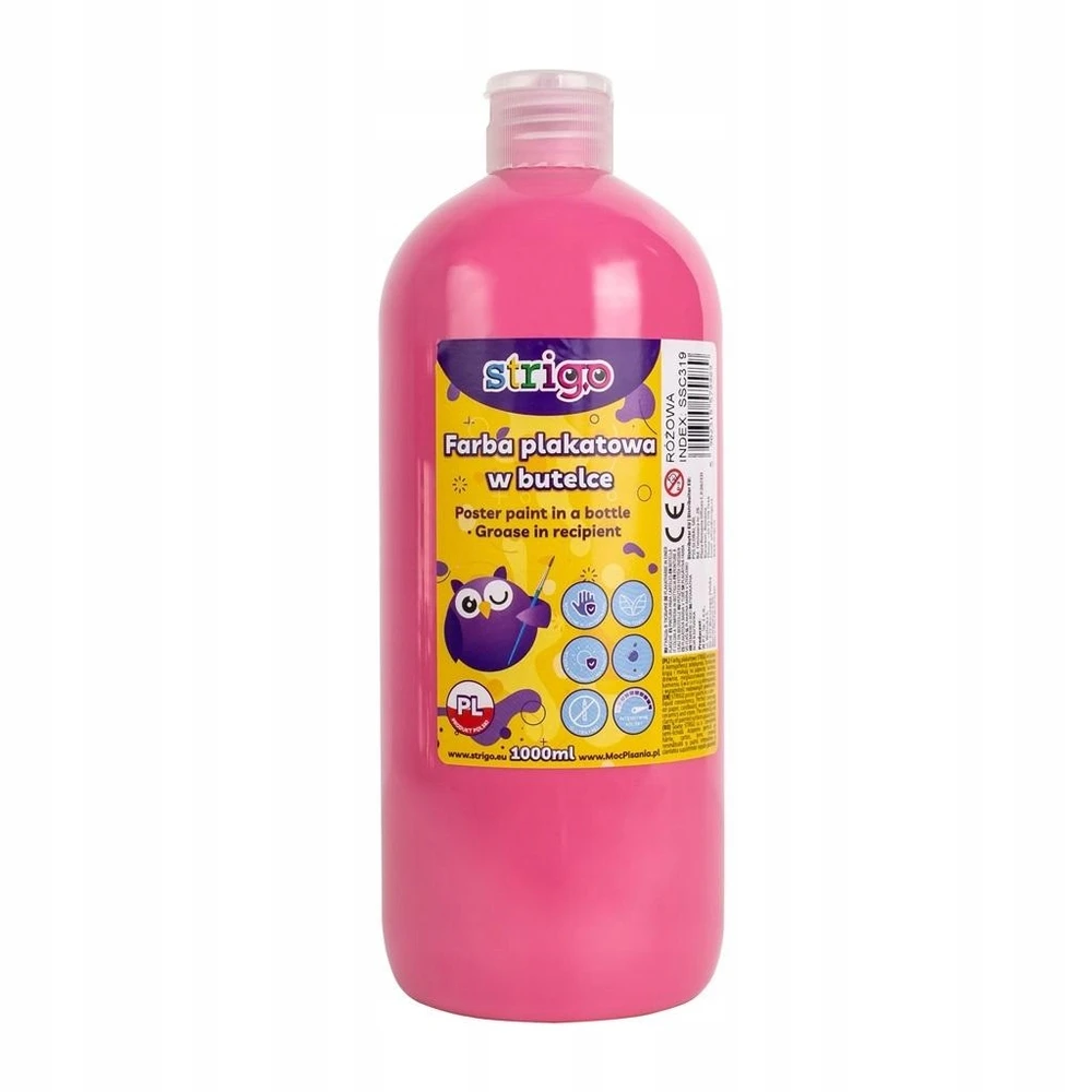 Strigo plakato dažai, 1000 ml, rožiniai
