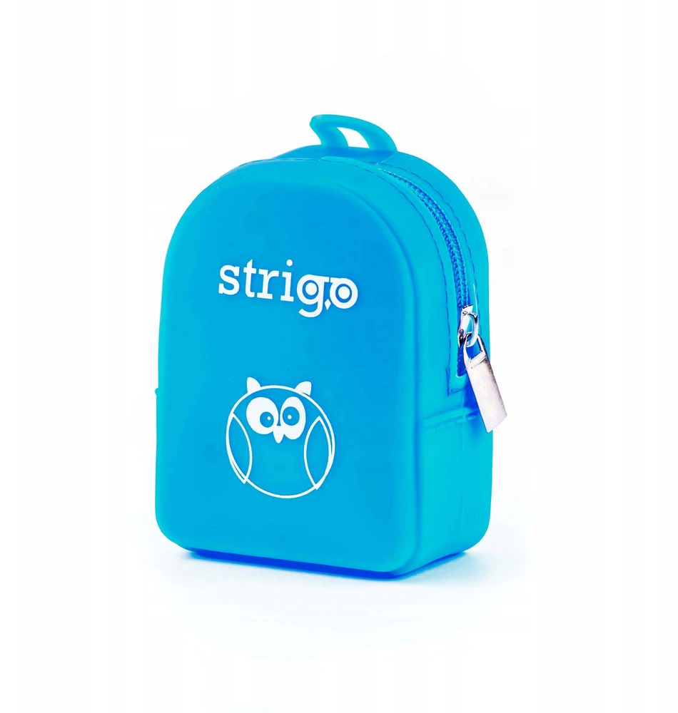 STRIGO silikoninė piniginė, mėlyna kuprinė piniginė