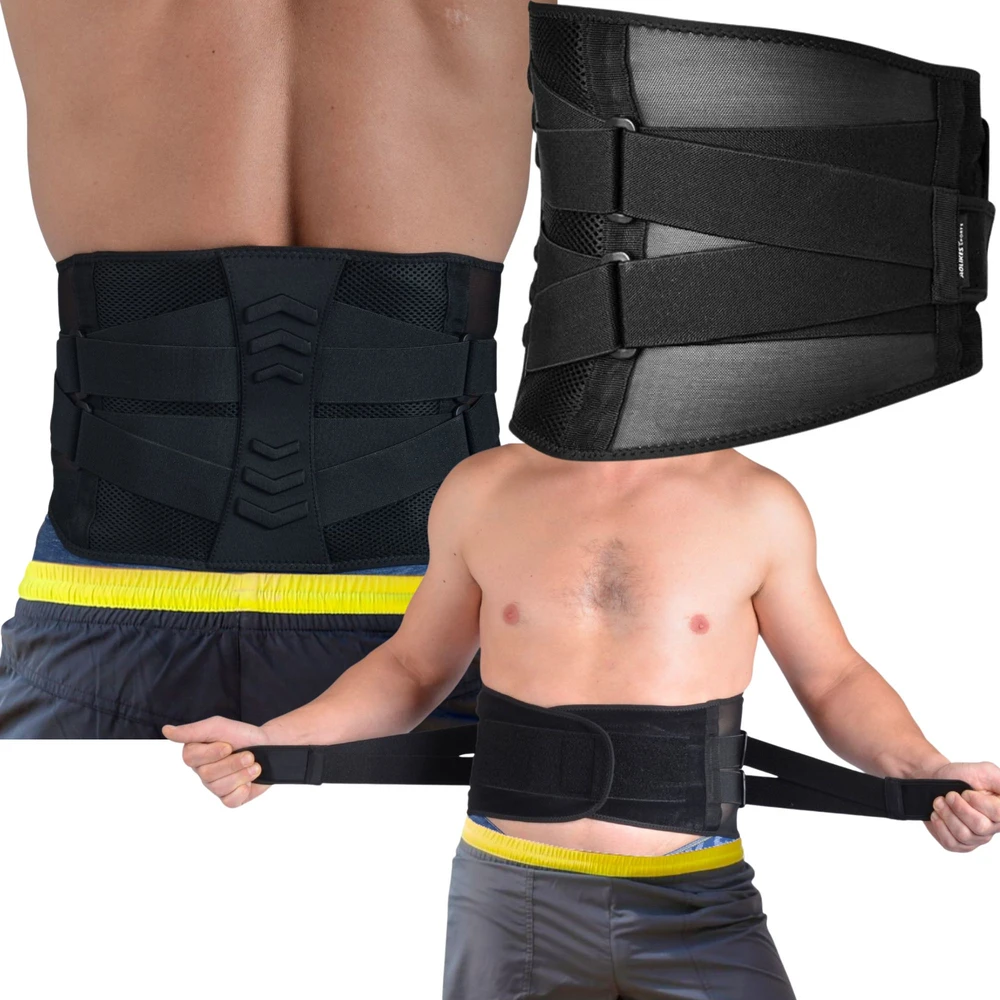 Stuburą standinantis diržas juosmeninė dalis, fit4med, XL, juoda