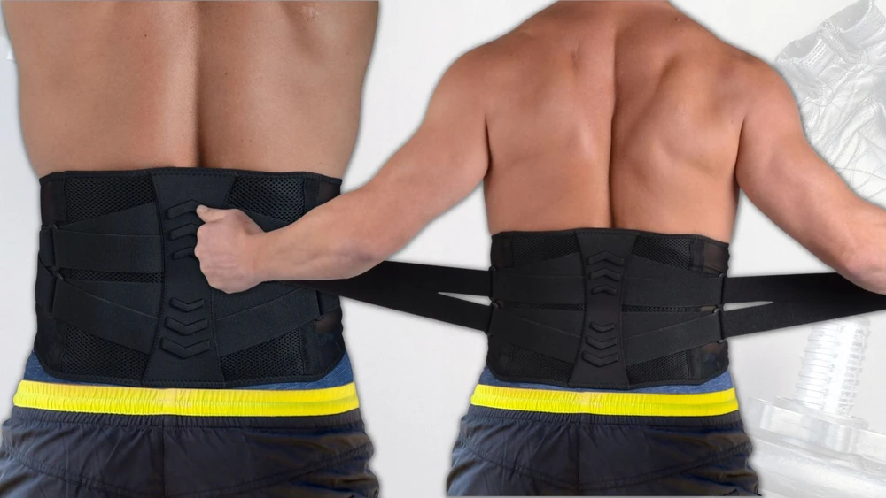 Stuburą standinantis diržas juosmeninė dalis, fit4med, XL, juoda