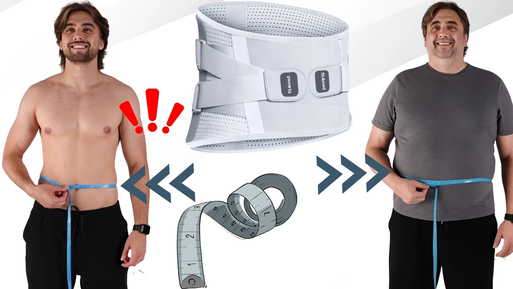 Stuburo laikysenos įtvaras Fit4med, L, pilkas