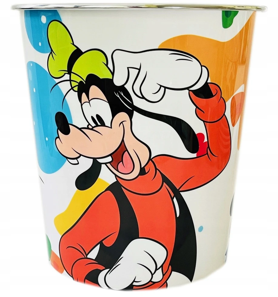 Style Home KOSZ NA ŚMIECI BAJKOWY POJEMNIK DLA DZIECI DISNEY PIES GOOFY MYSZKA MIKI