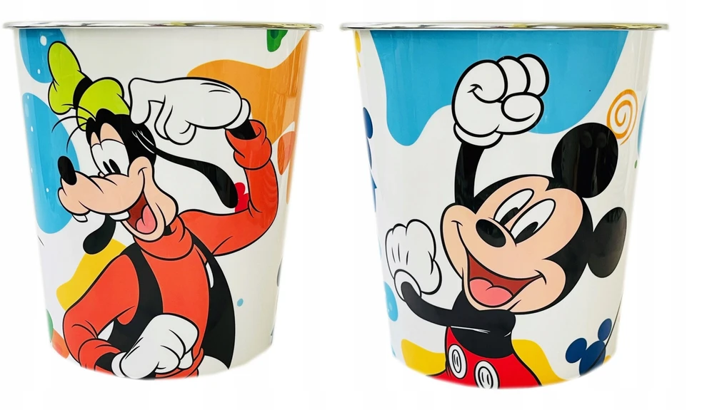 Style Home KOSZ NA ŚMIECI BAJKOWY POJEMNIK DLA DZIECI DISNEY PIES GOOFY MYSZKA MIKI
