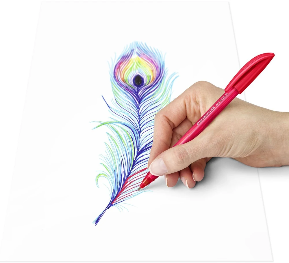 Stylo - STAEDTLER - 50 vnt. - Aukštos kokybės rašalas - Sklandi ir tiksli rašyba